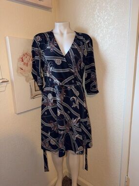 sachin and babi light blue dress In Stock H M Chiffon Dress Empire Waist Design, Elegant Look